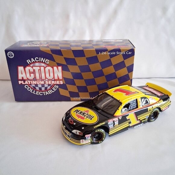 1998 Steve Park #1 Pennzoil Monte Carlo Limited Edition 1:24 Diecast Car - Picture 1 of 10